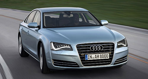 Audi not ready to join hybrid race with A8