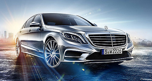 Mercedes S-Class comes out in video
