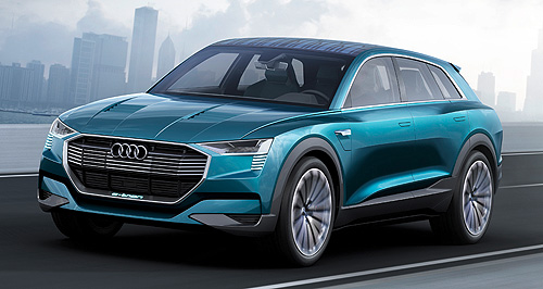 Frankfurt show: Audi previews e-tron electric SUV