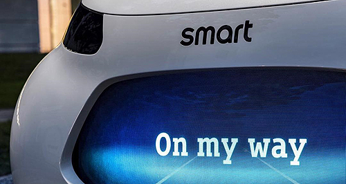 Frankfurt show: Smart teases autonomous EV concept