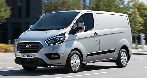 Ford’s electrified Transit vans break cover