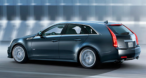 New York show: Caddy rolls out V-spec CTS wagon