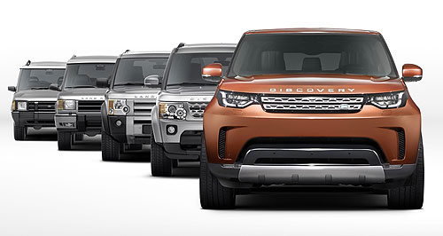 Paris show: Land Rover Discovery fronts up