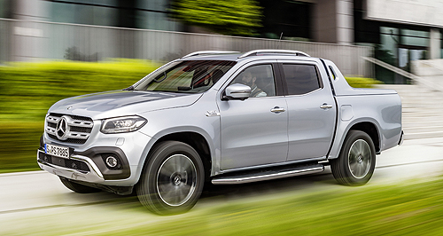 Mercedes covers X-Class bases