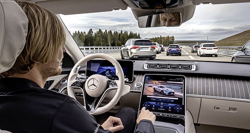 Benz beats Tesla to hands-free driving