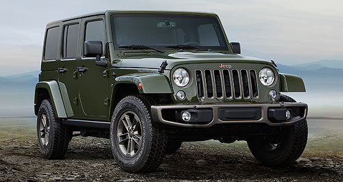 Jeep takes up arms for 75th anniversary