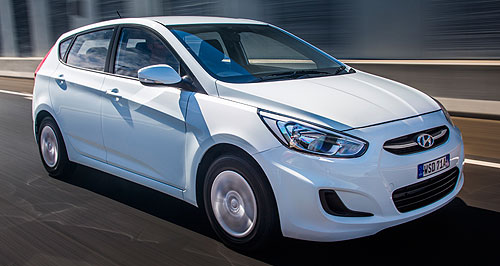 Revised Accent goes it alone for Hyundai