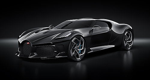 Geneva show: Bugatti raises bar with La Voiture Noire