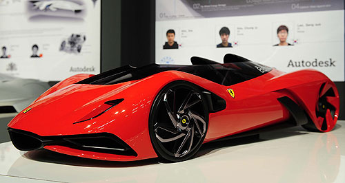 Futuristic Ferrari – from Korea