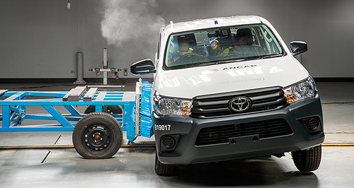 Revised Toyota HiLux gets five stars