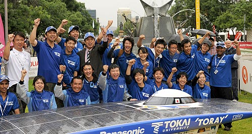 Japanese win World Solar Challenge