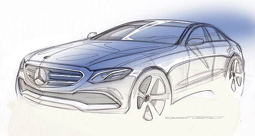 Detroit show: Mercedes teases future E-Class