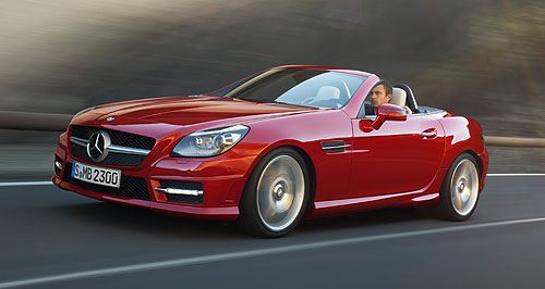 First look: Benz lifts lid on new SLK roadster
