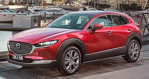 Mazda sees up to 800 sales a month from CX-30