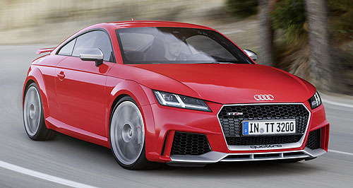 Beijing show: Audi fires up TT RS