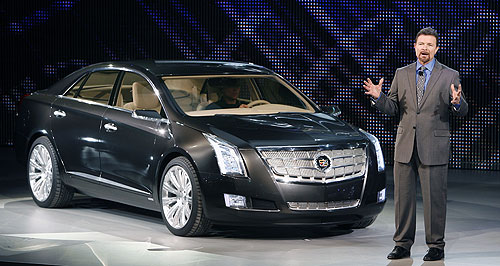 Detroit show: Cadillac XTS flagship emerges