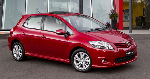 New Toyota Corolla for Sydney motor show