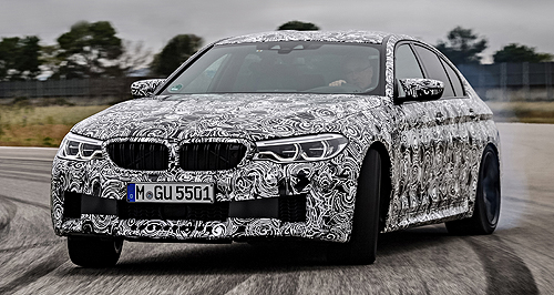 Frankfurt show: BMW gets a grip on M5