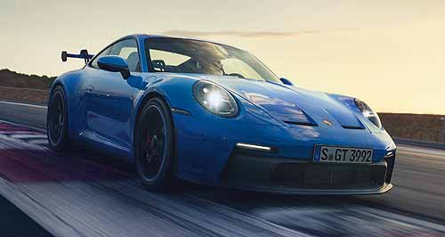 Porsche’s race-bred 911 GT3 breaks cover
