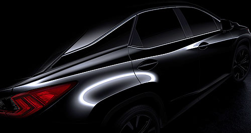 New York show: Lexus teases next RX