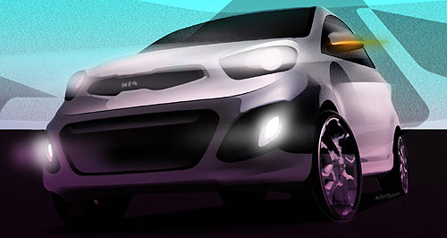 First look: Kia sketches its new baby