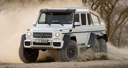 Benz’s bush-bashing beast ruled out for Oz