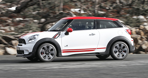 Mini Paceman JCW is lucky number seven