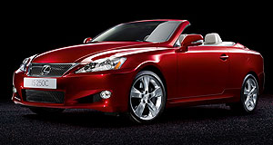 First look: Lexus takes the lid off its IS convertible