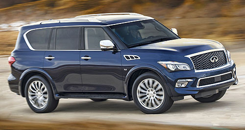 Infiniti adds QX80 to roster