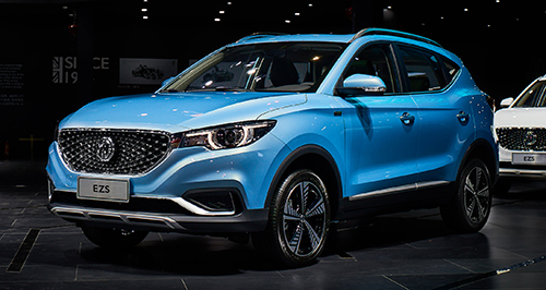 MG uncovers EZS electric SUV