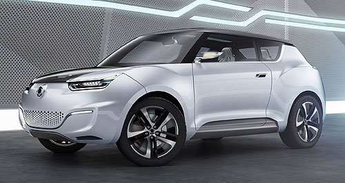 Paris show: SsangYong electrifies its mini-SUV concept