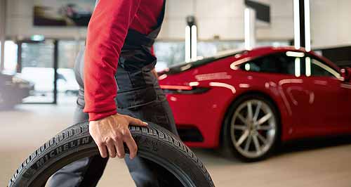 Porsche joins Tyre Stewardship Australia
