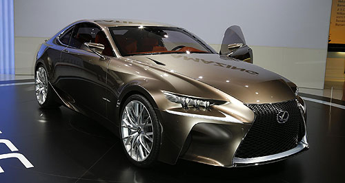 Paris show: Lexus goes coupe crazy