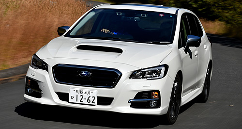 Subaru shows off 2016 Levorg in South Australia