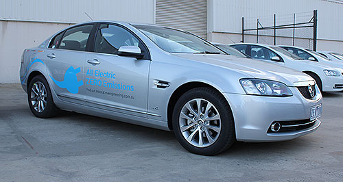 Electric Holden Commodore good to go