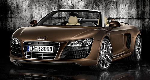 First look: Audi’s R8 Spyder emerges