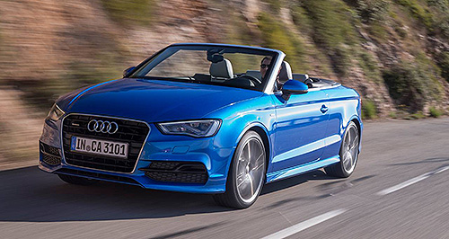 Audi A3 convertible from $47,300