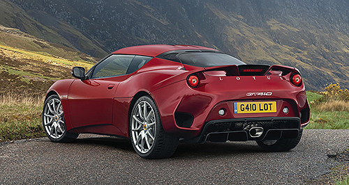 Lotus Evora GT410 reports for daily duty