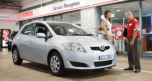 Toyota rewards dealers for customer service