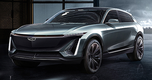 Detroit show: Cadillac goes all-electric