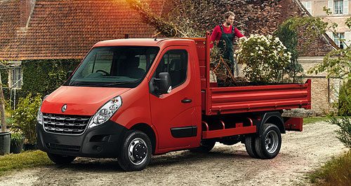 Renault adds cab-chassis to Master range