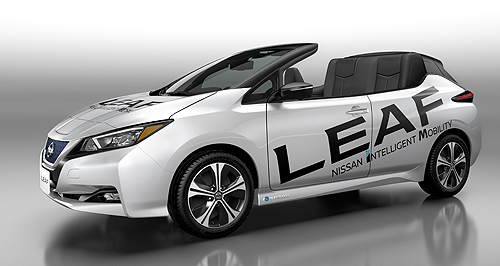 Nissan chops Leaf roof to celebrate sales milestone