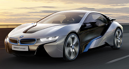 BMW reveals i8 hybrid supercar