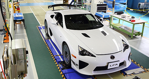 Lexus wraps up LFA production