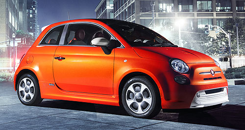 LA show: Fiat unveils electric 500