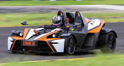 KTM X-Bow R fires in