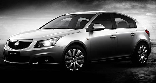 First look: Holden shows its own Cruze hatch