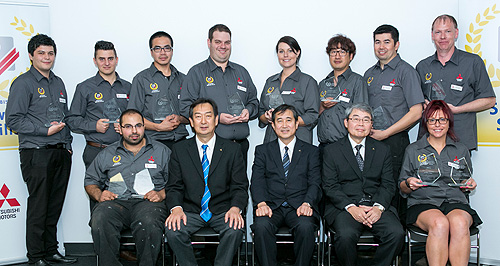 Mitsubishi rewards top technicians