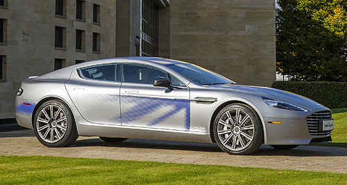 Aston Martin reveals all-electric RapidE