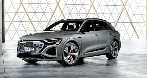Audi Q8 55 e-tron updated, priced for Oz
